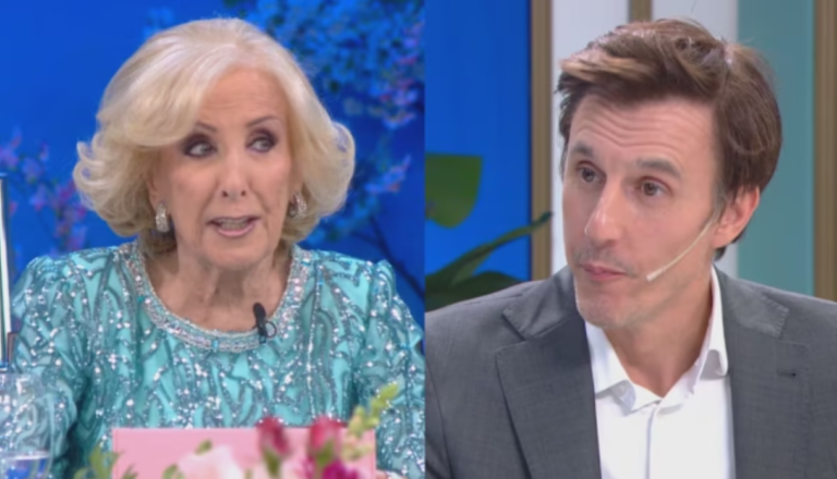 CRUCE ENTRE MIRTHA LEGRAND Y MORITÁN
